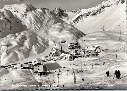 51912 - Tirol - St. Christoph , Arlberg , Winter - nicht gelaufen