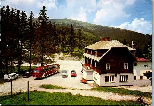 51917 - Steiermark - Steinhaus am Semmering , Pfaffensattel , Gasthaus , M. Grundbichler - gelaufen 1979