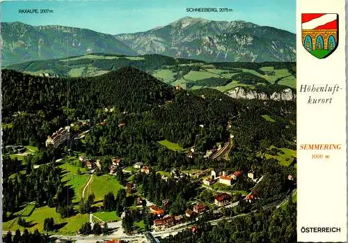 51918 - Niederösterreich - Semmering , Raxalpe , Schneeberg , Panorama - gelaufen 1981