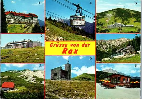 51926 - Niederösterreich - Rax , Mehrbildkarte - gelaufen 1978