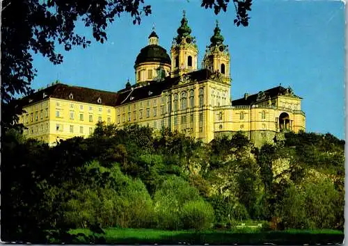 51934 - Niederösterreich - Melk , Stift Melk an der Donau - gelaufen 1973