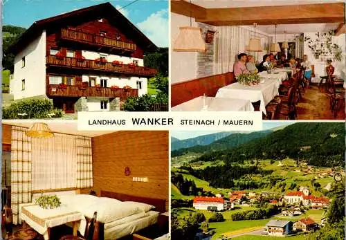 51956 - Tirol - Steinach , Mauern , Landhaus Wanker , Bes. Fam. Wanker - gelaufen 1975