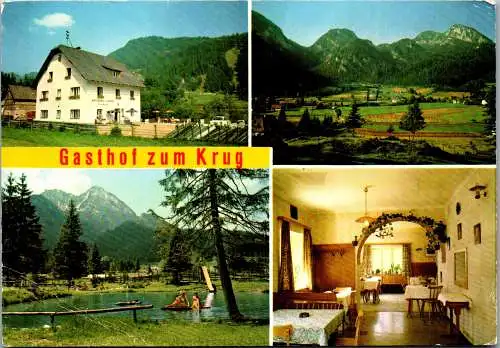 51966 - Steiermark - Wildalpen , Gasthof Pension Zum Krug , Hubert Ganser - gelaufen 1982