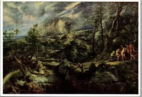 51976 - Paul Rubens - Landschaft mit Gewittersturm , Wien Kunsthistorisches Museum - gelaufen 1971