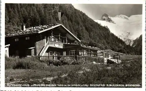 51979 - Salzburg - Habachtal , Alpengasthaus Gasthaus Pension Enzian , K. Blaickner Bramberg - nicht gelaufen