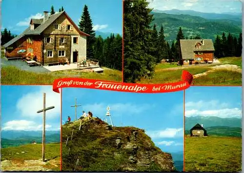 51999 - Steiermark - Murau , Frauenalpe , Murauerhütte - gelaufen 1975