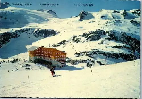 52004 - Salzburg - Uttendorf , Pinzgau , Rudolfshütte am Weißsee mit Granatspitze , Hochfilleck - gelaufen 1970