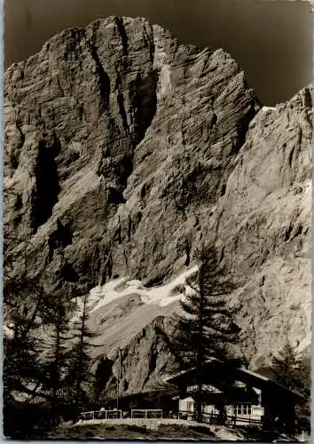 52016 - Steiermark - Schladming , Türlwandhütte mit Dachstein - gelaufen 1962