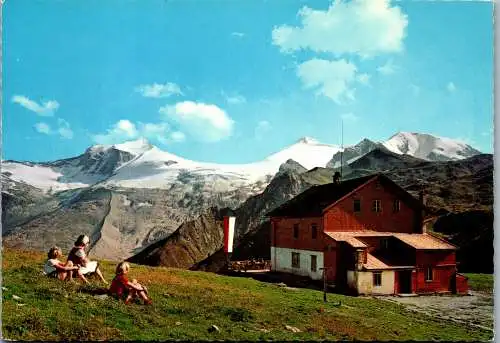 52018 - Tirol - Zillertal , Tuxerjoch - Haus , Blick zur Gefr. Wand u. Olperer  - gelaufen 1977