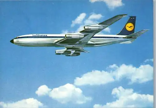 52032 - Flugzeug - Lufthansa B707 , Intercontinental Jet - nicht gelaufen