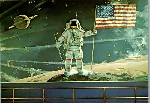 52041 - Space - Moonlanding , The Space Mural - nicht gelaufen