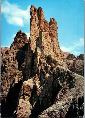 52047 - Italien - Dolomiti , Gruppo del Catinaccio , Torri del Vajolet - gelaufen 1979