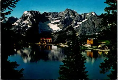 52063 - Italien - Dolomiti , Lago di Misurina , Sorapis - gelaufen