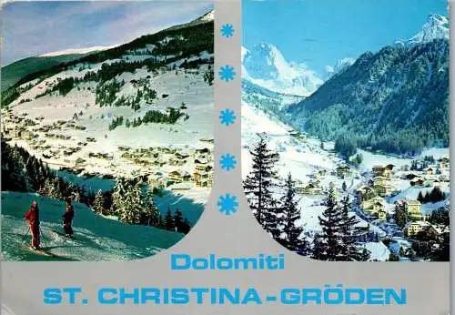 52068 - Italien - Dolomiti , St. Christina , Gröden - gelaufen 1980