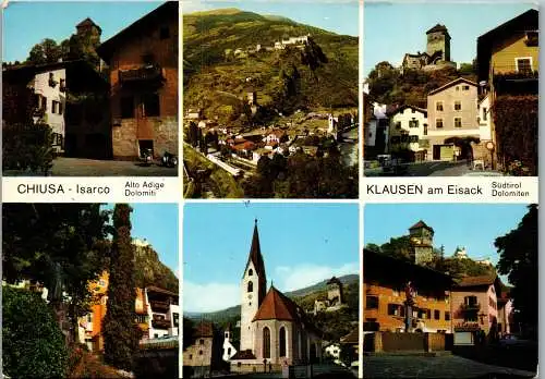 52076 - Italien - Chiusa , Isarco , Klausen am Eisack - gelaufen 1984