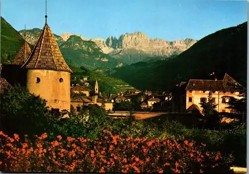 52090 - Italien - Bozen , Castel Mareccio con il Catinaccio - nicht gelaufen