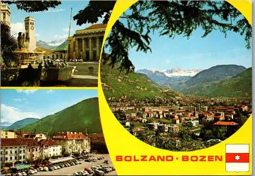 52093 - Italien - Bozen , Mehrbildkarte - gelaufen