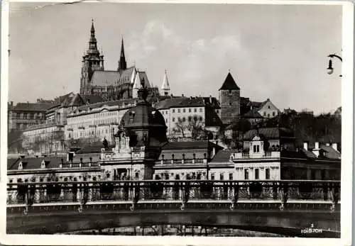 52110 - Tschechien - Prag , Praha , Hradcany - gelaufen