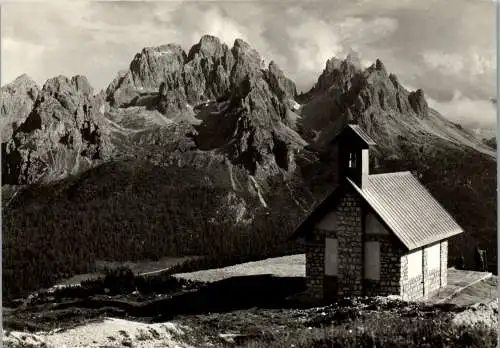 52113 - Italien - Dolomiti , Monte Piana , Cappella Sacrario , Madonna della Fiducia - nicht gelaufen