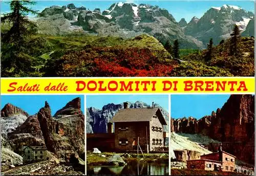 52120 - Italien - Dolomiti , Dolomiti di Brenta - gelaufen 1984