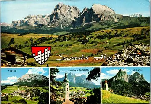 52124 - Italien - Dolomiti , Seiseralm , Seiser Alm , Völs Fie , Seis Siusi , Kastelruth - gelaufen 1984