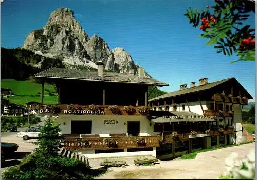 52125 - Italien - Corvara , Hotel La Tambra - gelaufen 1984