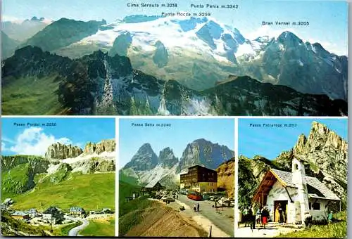 52127 - Italien - Dolomiti , Passo Pordoi , Passo Sella , Passo Falzarego , Cima Serauta , Punta Penia - gelaufen 1984