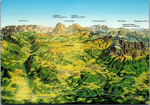 52130 - Italien - Schlern , Schlerngebiet , Seiseralm , Seiser Alm - nicht gelaufen