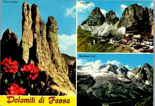 52135 - Italien - Dolomiti , Torri di Vajolet , Marmolada , Passo Sella - gelaufen 1984