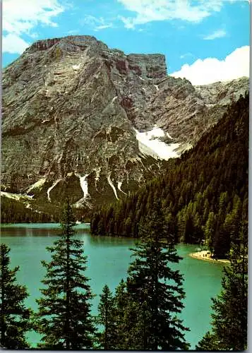 52136 - Italien - Dolomiti , Lago di Braies , Pragser Wildsee - nicht gelaufen