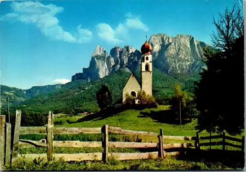 52141 - Italien - Dolomiti , S, Constantino verso Sciliar , St. Konstantin , Schlern - gelaufen