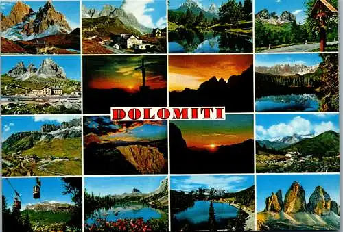 52156 - Italien - Dolomiti , Mehrbildkarte - nicht gelaufen