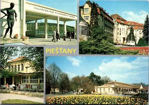 52167 - Slowakei - Piestany , Pistian , Mehrbildkarte - gelaufen 1984