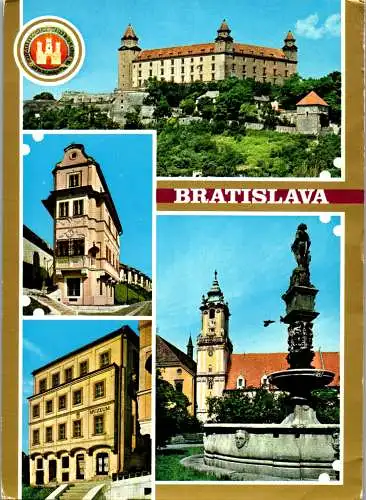 52185 - Slowakei - Bratislava , Mehrbildkarte - gelaufen 1981