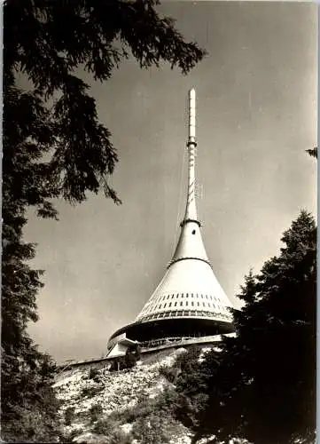 52189 - Tschechien - Liberec , Jested , Vyhlidkovy Hotel - gelaufen 1974