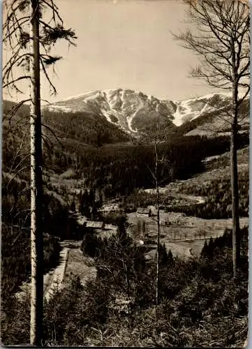 52191 - Tschechien - Krkonose , Misecky , Kotel , Panorama - gelaufen 1960