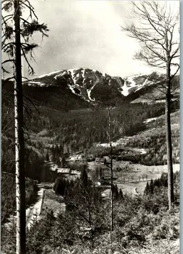 52192 - Tschechien - Krkonose , Misecky , Kotel , Panorama - gelaufen 1971