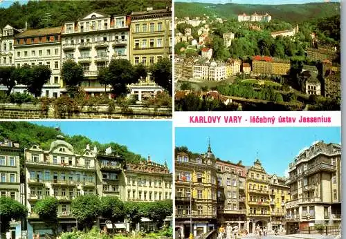 52196 - Tschechien - Karlovy Vary , Karlsbad , Mehrbildkarte - gelaufen 1984