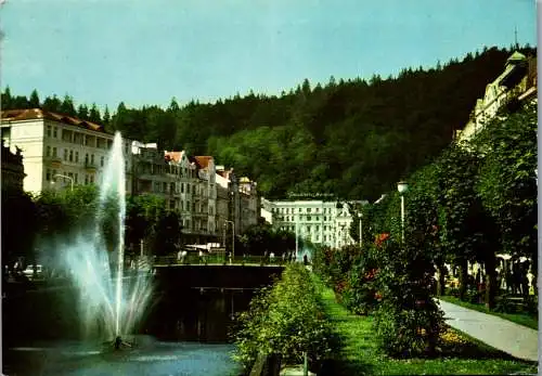 52197 - Tschechien - Karlovy Vary , Karlsbad , View - gelaufen 1970