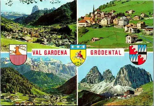 52208 - Italien - Val Gardena , Grödental , Ortisei , S. Cristina , Selva , Passo Sella - gelaufen 1984