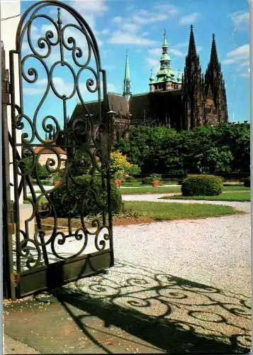 52214 - Tschechien - Prag , Praha , Chram sv. Vita - gelaufen 1990