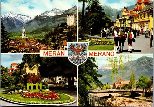 52218 - Italien - Meran , Mehrbildkarte - gelaufen 1985