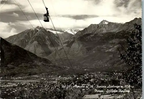 52222 - Italien - Meran , Funivia Avelengo , Seilbahn Hafling - gelaufen 1966