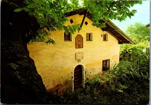 52253 - Italien - Layen , Lajen Ried , Geburtshaus Walther von der Vogelweide - gelaufen 1984