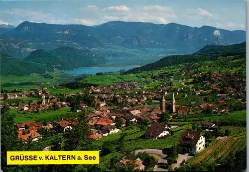 52260 - Italien - Kaltern a. See , Panorama - gelaufen 1984