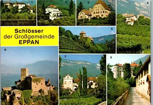 52269 - Italien - Eppan , Schlösser , Mehrbildkarte - gelaufen