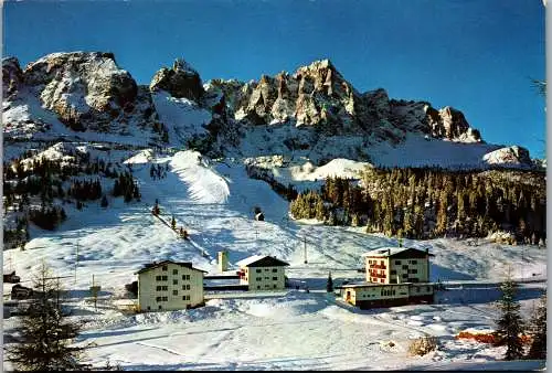 52270 - Italien - Passo Monte Croce Comelico , Gruppo Popera , Cima Colesei , Pala Popera - gelaufen 1975