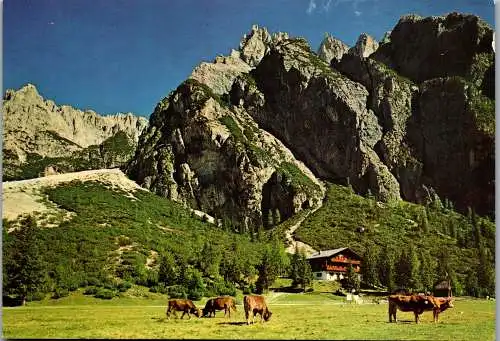 52271 - Italien - Dolomiti , Pustertal , Drei Schusterhütte , Gsellknoten - gelaufen 1983