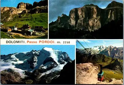 52273 - Italien - Dolomiti , Passo Pordoi - gelaufen 1979