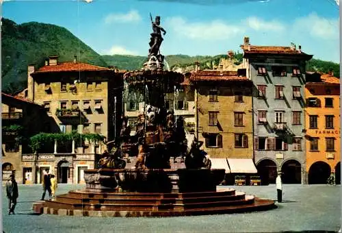 52286 - Italien - Trento , Fontana del Nettuno - gelaufen 1984